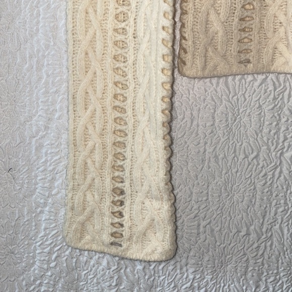 A/X Armani Exchange Merino Wool Angora Rabbit Hair Cable Knit Sweater - Picture 3 of 7